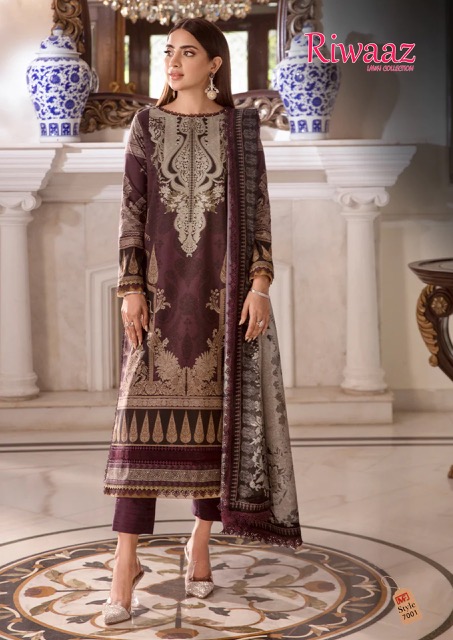 Madhav Riwaaz Vol 7 Karachi Cotton Dress Material Collection